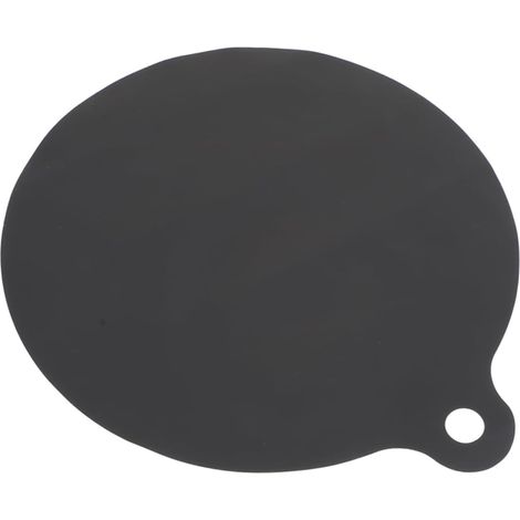 Amosfun Tapis De Protection Induction Silicone Résistant Chaleur Antidérapant Tapis De Cuisson pour Cuisine Nettoyage Facile'Noir'19X16.5X0.3CM