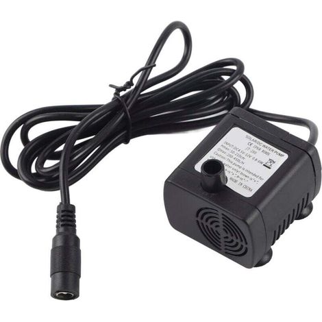 Pompe Submersible Solaire 12V Miniature pour Bassin de Jardin Fontaine Étang