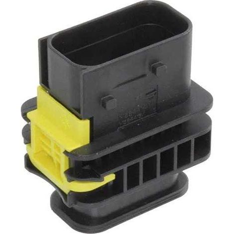 Connettore Heavy Duty Sealed 1.6X2.8 porta maschio 12vie nero senza guarnizione