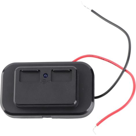Zoternen Adaptateur de charge de voiture double prise USB 3,1 A 12-24 V avec capuchon anti-poussière pour bus, camion, camping-car, bateau, moto (1/4)