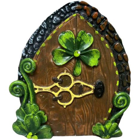 Porte De Fée De Conte De Fées, Portes De Fée en Résine pour Jardin, Portes De Fée Extérieures, Portes De Fée pour Arbre, Décoration De Jardin Extérieure Artisanale D'arrière-Cour pour Clôtures (1/5)