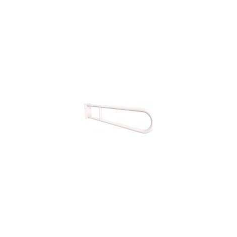 Fester, halbkreisförmiger Griff mit Platte, 85 cm, weiß