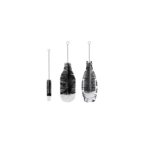 Lot de 2 Goupillon Bouteille Brosses de Nettoyage Brosse Bouteille Nettoyage Avancé pour Bouteilles en Verre Thermos