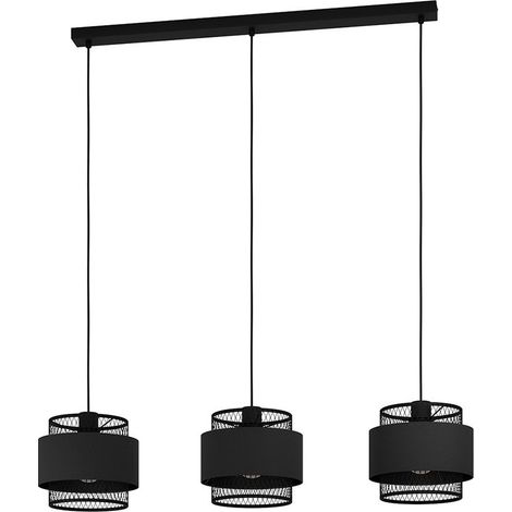 Lampada a sospensione BELLY NERO L: 99 B: 23 H: 110 cm dimmerabile (1/3)
