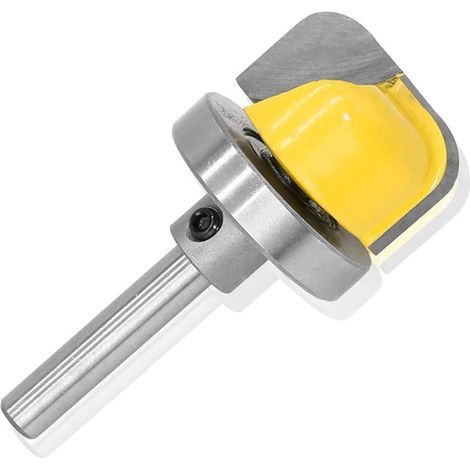 8mm Bol Et Plateau Du Routeur Modèle Bit Fraise Moulin Extrémité Fond Rond Profond Outils Fraises Outils À Bois Fraisage 28.6mm Largeur (1/5)