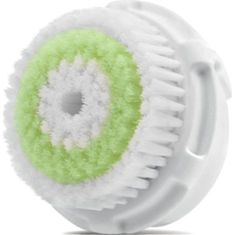 Lot de 4 têtes de brosse de rechange Clarisonic pour pores profonds, peaux sensibles et délicates, teinte cachemire éclat et acné (1/3)
