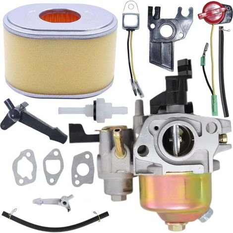 Carburateur pour Honda GX120 GX140 GX160 GX168 GX200 Moteur 5HP 5,5HP 6,5HP, Carburateurs avec Filtre à Air + Joints + Tuyau d'essence Accessoire Pièce de Rechange (1/4)