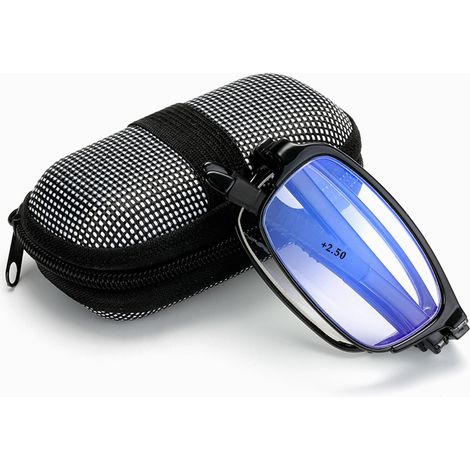 Lunettes de lecture pliables et portables TR pour hommes et femmes, verres bleus, lunettes de lecture anciennes (1/5)