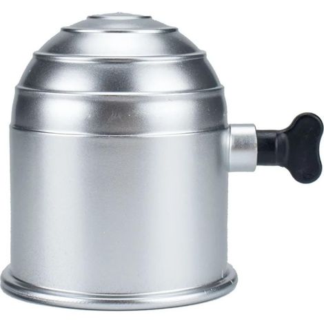 Cubierta de bola de remolque de 50 mm para coche, con llave bloqueable, tapa protectora para enganche de remolque (plateada)