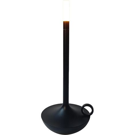 Lampe de table LED rechargeable 1800 mAh, style rétro, tactile et réglable, idéale pour la décoration de la chambre ou de la salle à manger. (1/5)