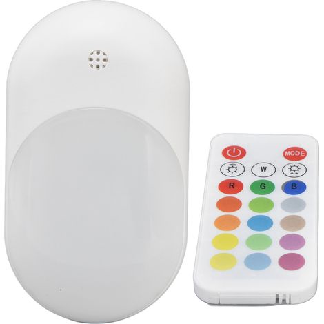 Lampe de Nuit LED 16 Couleurs RVB avec Télécommande pour Cuisine, Couloir, Escalier - AC100-240V (1/5)
