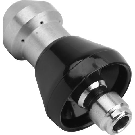 Buse de curage pour canalisation 1/4 pouce, accessoire de nettoyage haute pression pour évacuation, tête centrale, raccord rapide (1/5)
