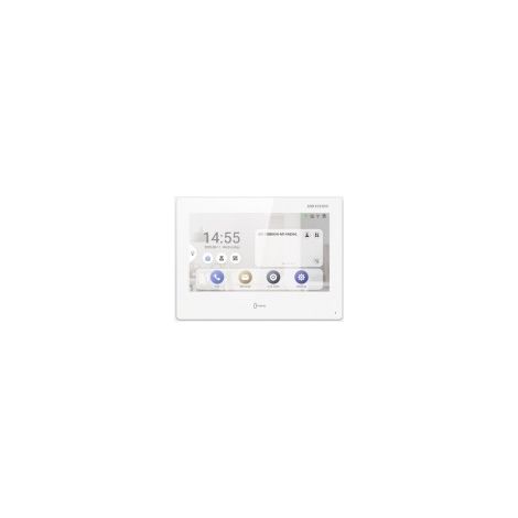 Moniteur Supervisor Blanc WiFi IP TFT touch 1024x600 7 pouces pour interphone vidéo HIKVISION 305303165