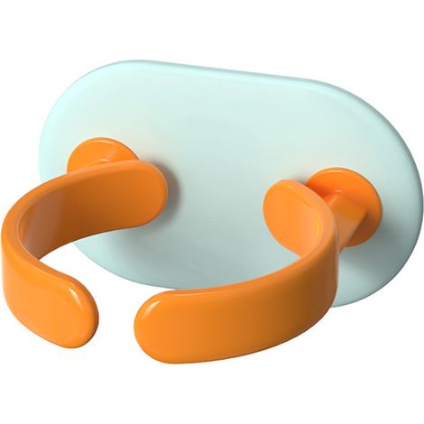Support Sèche-Cheveux Mural Adhésif Organisateur Salle De Bain Compatible La Plupart Des Modèles Lot De 1 (1/5)