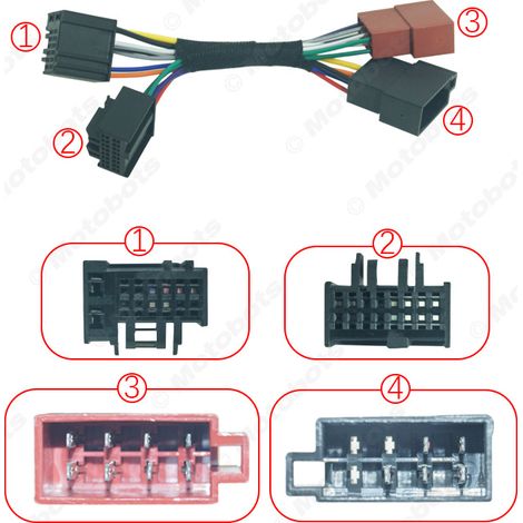 Suitable for Chevrolet car audio wiring harness ISO car audio connection cable adapter cable power speaker wire (1/4)