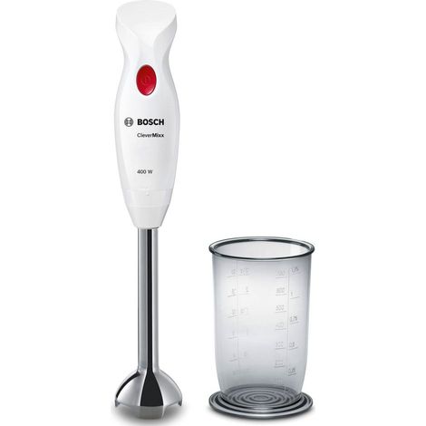 Bosch – Mixeur plongeant 400W – Lames inox aiguisées – Pied anti-éclaboussures – Compatible lave-vaisselle – 1 vitesse – 375mm
