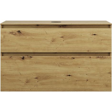 burgbad Lin20 meuble sous-lavabo avec plan de toilette, 2