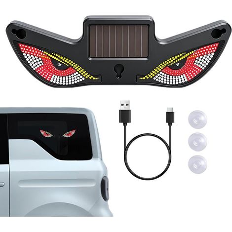 Feu D'Avertissement Yeux Solaire Panneau Dynamique À LED (1/5)
