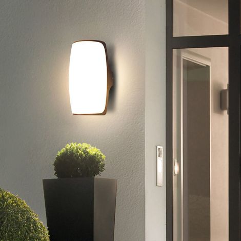 Applique murale LED 18W avec détecteur de mouvement IP65, projecteur extérieur étanche, luminaire blanc froid pour façade, éclairage de sécurité autonome (1/3)