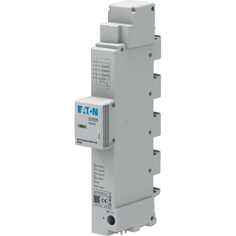 Eaton Protector contra rayos y sobretensiones para carril colector de 40 mm, TN-S/TT, 3P, 7,5 kA (10/350) µs, Clase I + II + III/Tipo 1 + 2 + 3, EP-501041