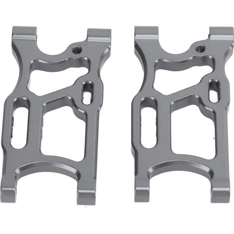 Bras oscillants avant et arrière universels en métal pour voitures RC LC Racing 1/14, accessoires de mise à niveau pour voitures RC 1/10, couleur titane (1/5)