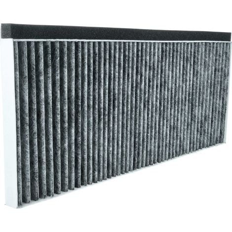vhbw Activated Carbon Filter compatible with Neff D49ED22N0B, D49ED22X1, D49ED22X0 Extractor Hood - 45.5 x 20.0 x 2.3 cm