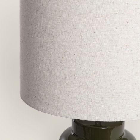 Tischlampe aus Keramik Iker Grün 510 mm (1/5)