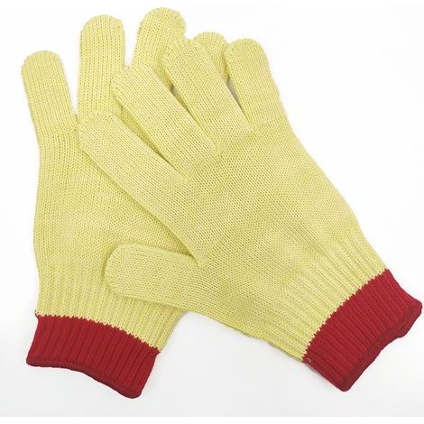 Gants résistants aux hautes températures (100 °C) - Résistants aux coupures - Ignifuges - Résistance au feu - Résistance aux coupures - Niveau 5 (1/5)