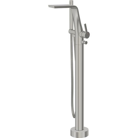 Steinberg 260 - Miscelatore a pavimento per vasca da bagno, nickel spazzolato 260 1162 BN (1/5)
