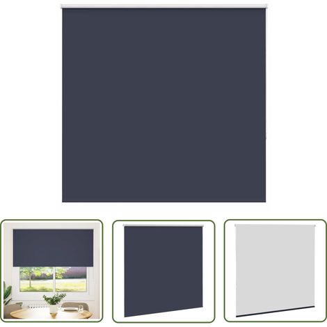 vidaXL Verdunkelungsrollo Marineblau 145x175 cm Stoffbreite 141,6 cm (1/5)