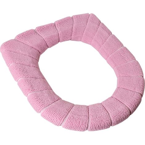 Coussin Pour Abattant De Toilette - Universel - Forme O - Épaisseur Renforcée - Pour Salle De Bains Domestique - 1 Pièce (1/5)