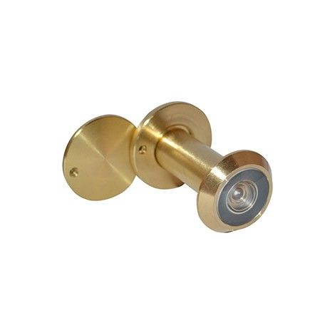 AMIG mirilla optica mod.2  25 a 42 latonada , Mirilla óptica, modelo 2 Amig, para puerta. Lentes de vidrio óptico. Super angular, en envases individuales, con tapa especial incorpo (1/4)