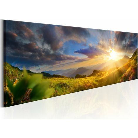 Tableau enchantement du matin - 135 x 45 cm (1/4)