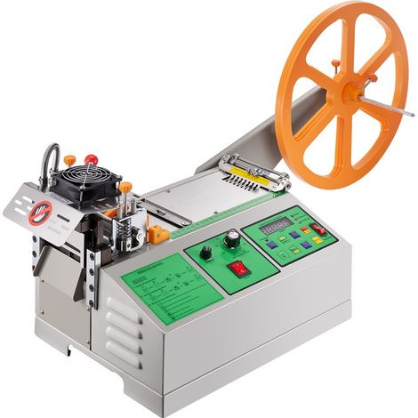 Machine de Découpe de Sangles Automatique, Coupe-ruban à Froid et à Chaud avec Température Réglable, Écran LCD, Coupe Précise, pour Lacets, Sangles en Nylon, Bandes Élastiques, Fermeture Éclair (1/5)