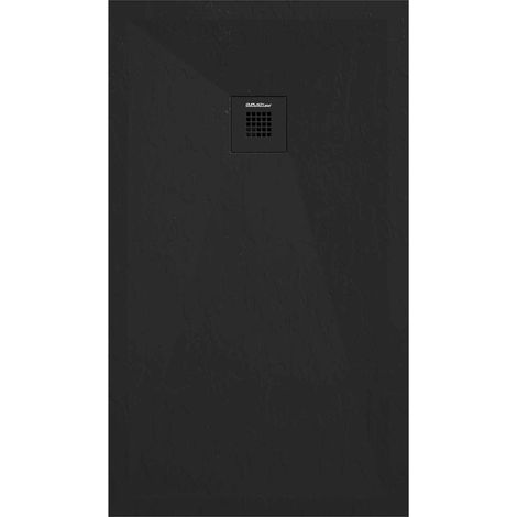 Receveur de douche noir ardoise Stone Plus, grille de couleur - 150 x 90 cm (1/4)