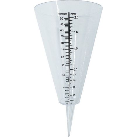 Pluviomètre pour surveiller les niveaux de précipitations avec une échelle facile à lire pour votre jardin (1/4)