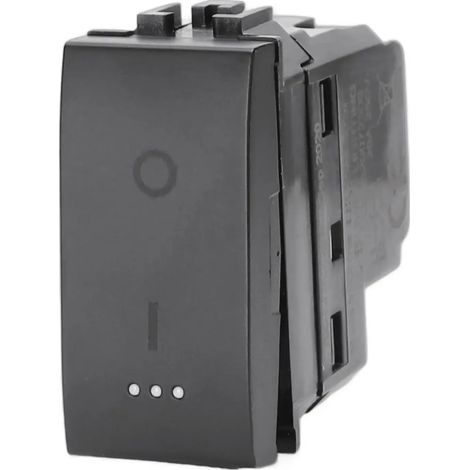 compatibile bticino livinglight living international nero interruttore bipolare 0-1