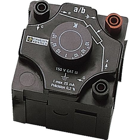 Boîte à décades de résistance Chauvin Arnoux, résolution 0.1O ( Prix pour 1 )