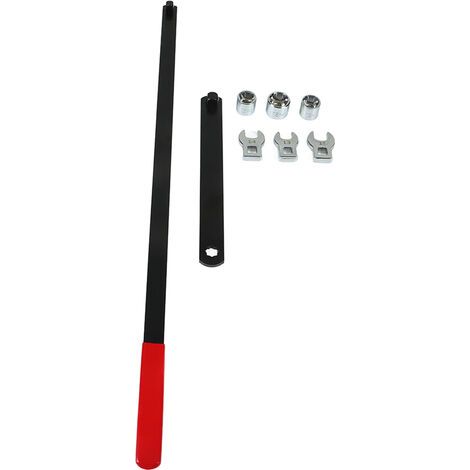 Juego profesional de 8 piezas para correa serpentina, fabricado en acero al carbono, herramientas universales para reparación de automóviles. (1/5)