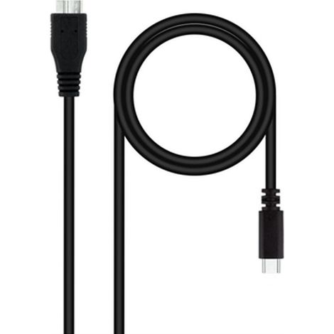 Cable USB a micro USB NANOCABLE 10.01.1201-BK (1/3)