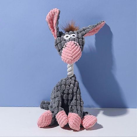 Jouets en peluche Squeakys pour chiots, résistants à l'usure, légers et amusants. Idée cadeau parfaite. (1/5)