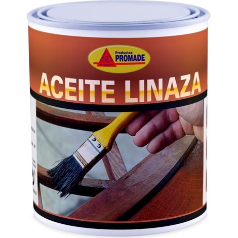 Aceite linaza protector 750 ml envase metálico Promade 100% natural (1/2)