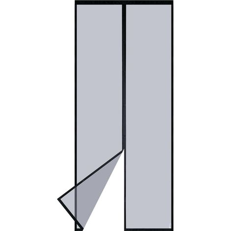 Magnet Fliegengitter Tür 70x200 cm Schwarz, Katzenkrallen Sicher, Langlebig, Starke Magneten (1/5)