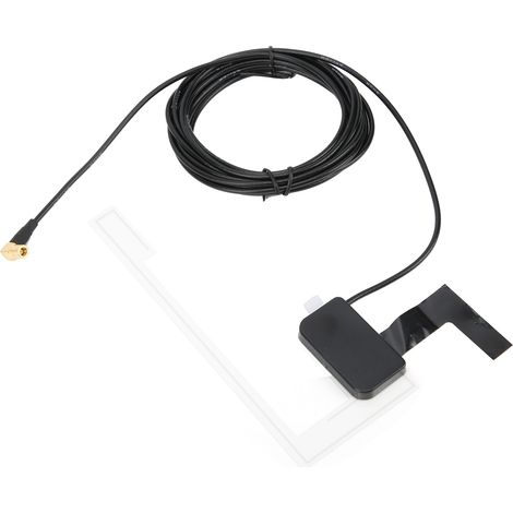 Câble adaptateur d'extension audio stéréo DAB FM AM pour autoradio (voiture/camion) avec antenne DAB et antenne DAB pour véhicule/camion.