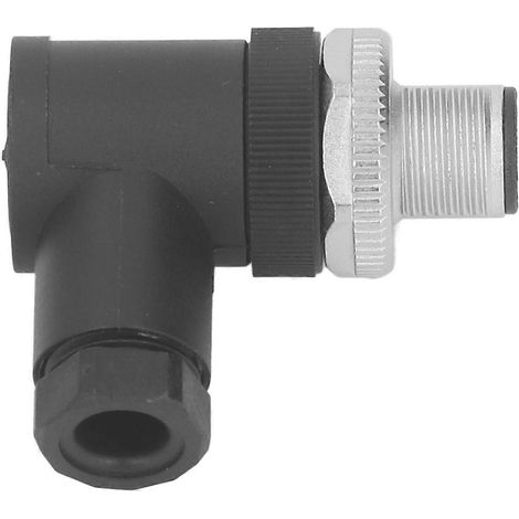 Metall-Einbaustecker M12, wasserdichter 4-poliger Luftfahrtstecker aus Kunststoff, 250 V