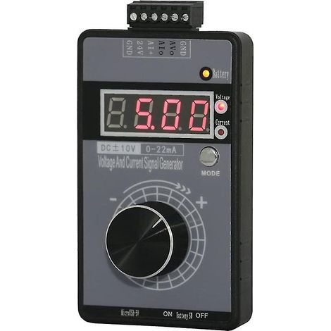 Générateur de signaux réglable 4-20 mA, simulateur analogique de courant et de tension, sources de signaux 0-10 V/0-20 mA pour (1/5)