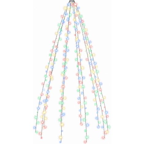 Guirlande lumineuse sapin de Noël 300 LED colorées décoration intérieur et extérieur 300 cm (1/5)