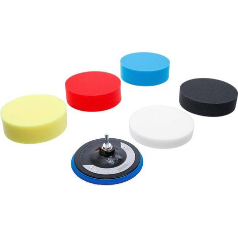 Jeu de Tampons de Polissage D.150 mm - 6 pcs - Haute Qualité pour Finition Parfaite, Pro - D-Work (1/5)