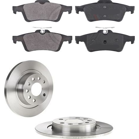 KIT FRENI POSTERIORI compatibile con OPEL VECTRA C (Z02) - DISCHI + PASTIGLIE OEM: P 59 042 / 17369 , 17371 /SOSTITUZIONE DIRETTA/BASSA POLVERE/SILENZIOSO (1/5)