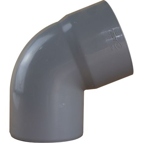 Coude 67°30 PVC FIRST évacuation Mâle Femelle Ø100 (1/5)